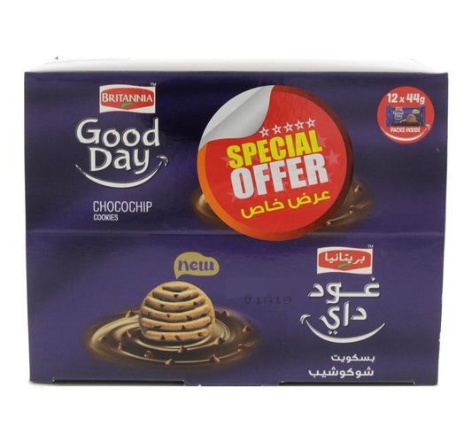 Britannia Good Day Choco Chip Cookies 12 x 44 g