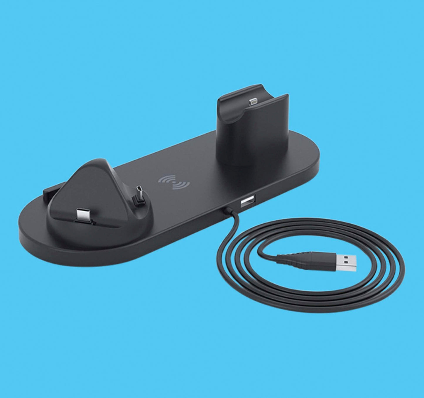 Ikon IK-CS01 Wireless Charging Station with Stand Charging Dock