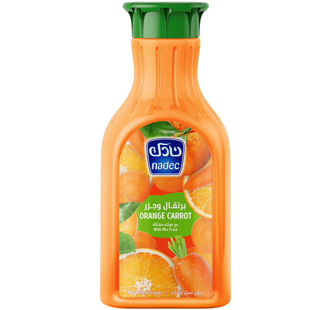 Nadec No Added Sugar Orange Carrot With Mix Fruit Juice 1.3 Litres