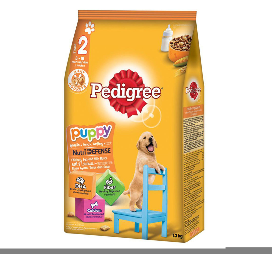 Pedigree Chicken & Eggs Dry Dog Food (Junior) 1.3 kg
