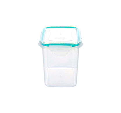 4 Side Locked Plastic Container, Transparent, CP023