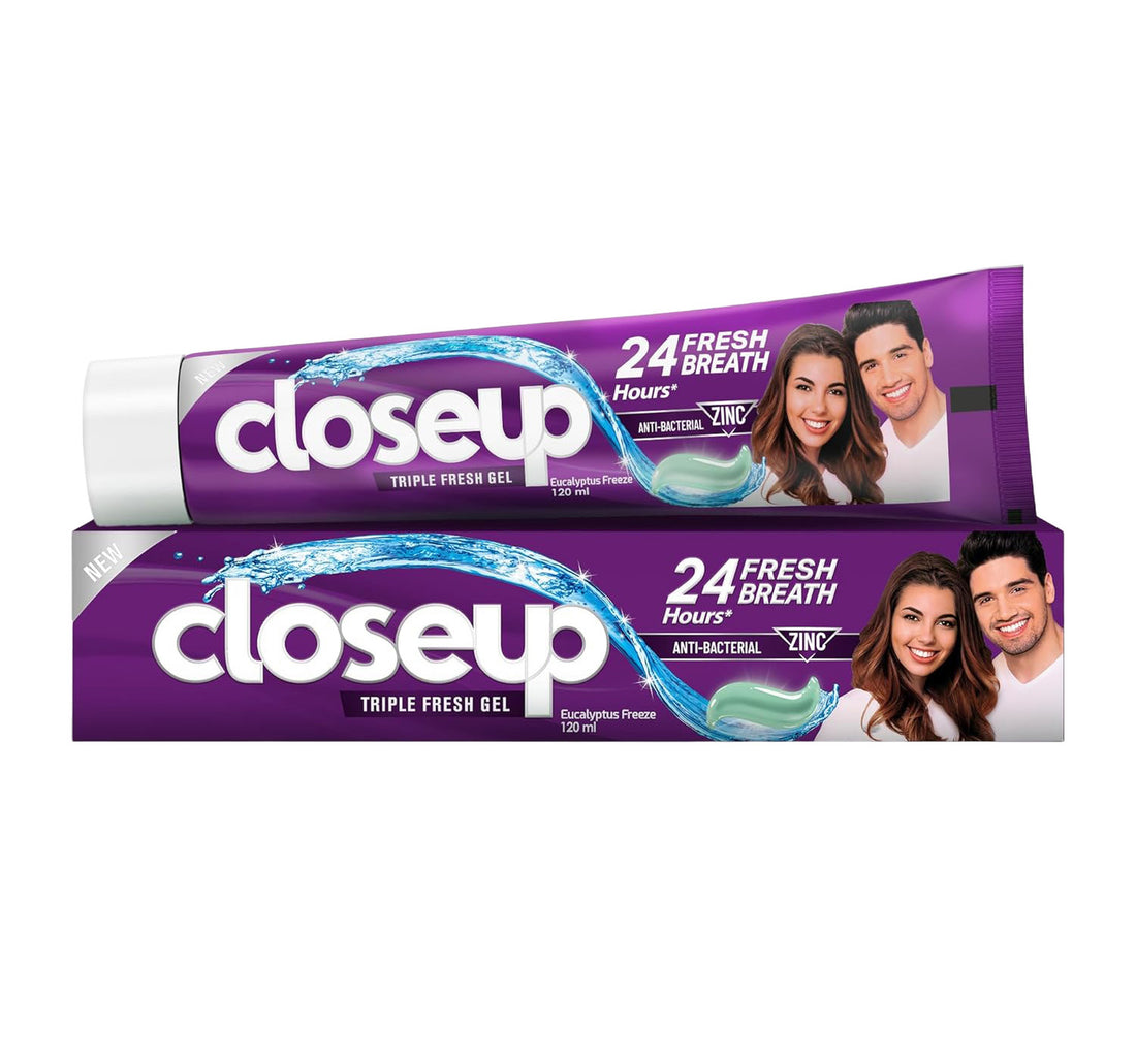 Closeup Triple Fresh Formula Gel Eucalyptus FreezeToothpaste 120 ml