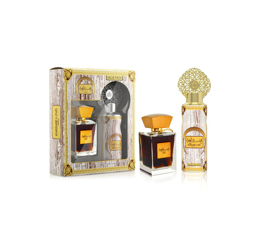 Arabiyat Khashab & Oud White 100 ml + Deo Spray 200 ml