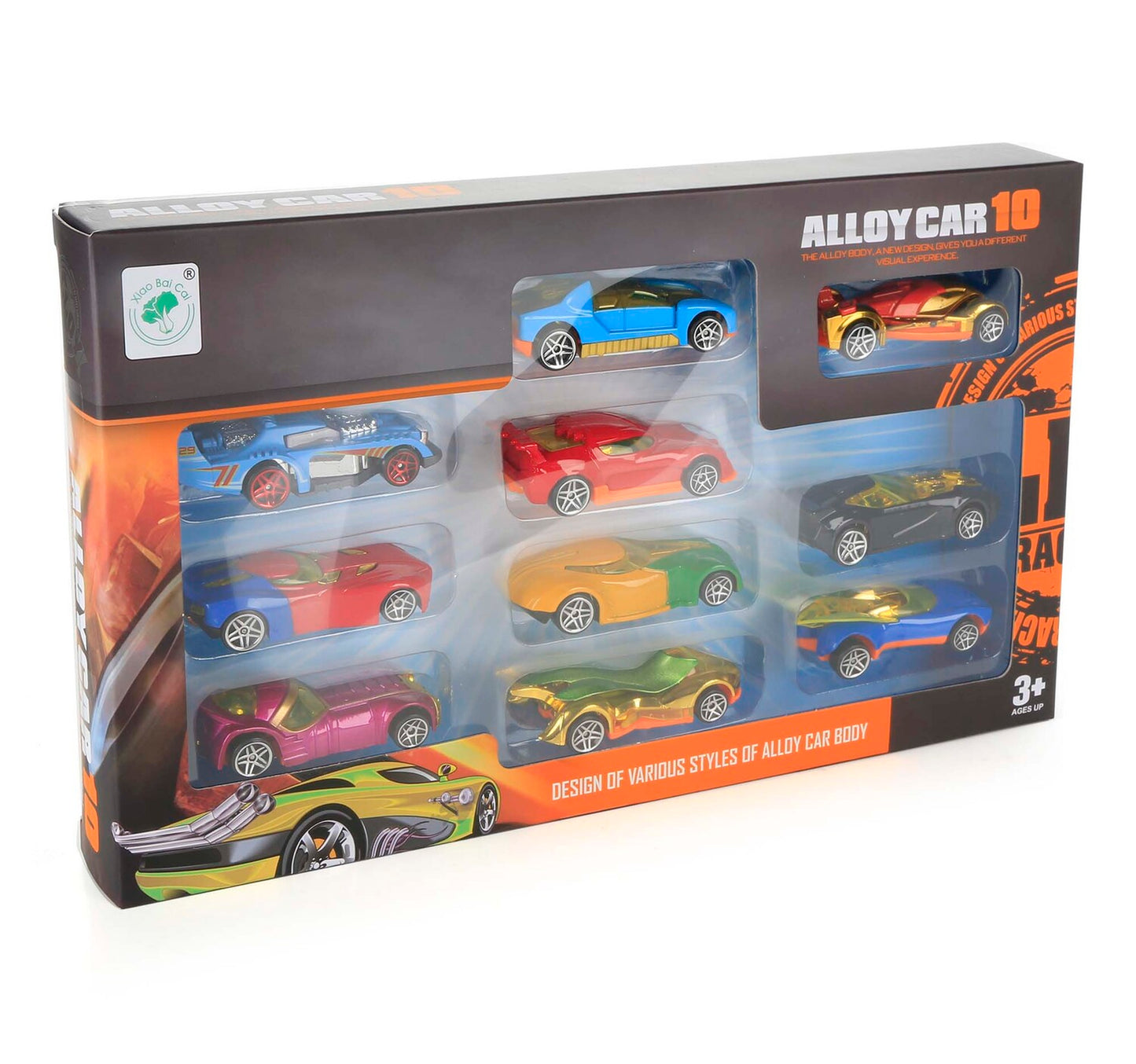 Skid Fusion Die Cast Cars 10 Pcs 8620 Assorted