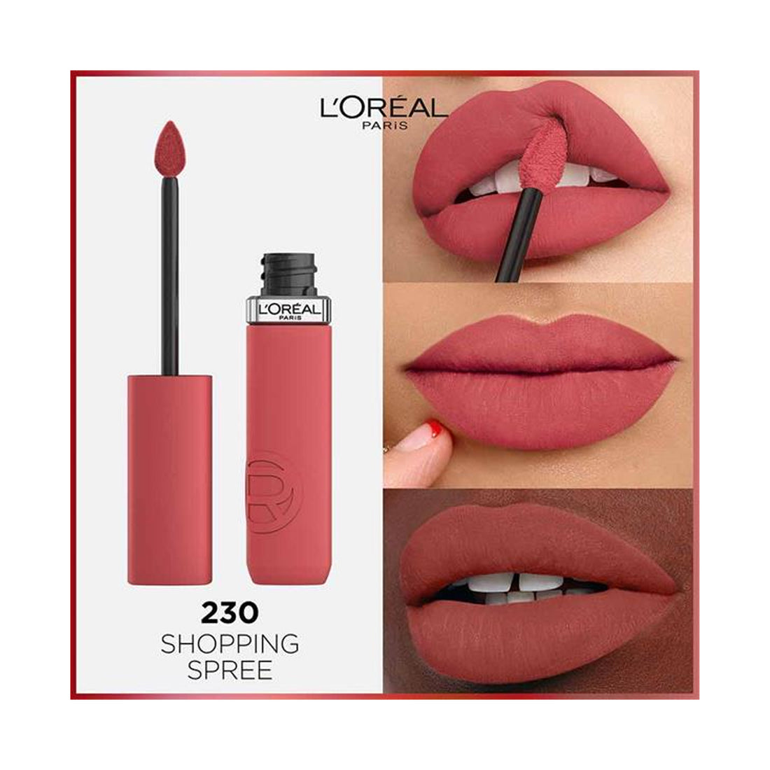 L'Oreal Infallible Matte Resistance Lipstick, 230 Shopping Spree