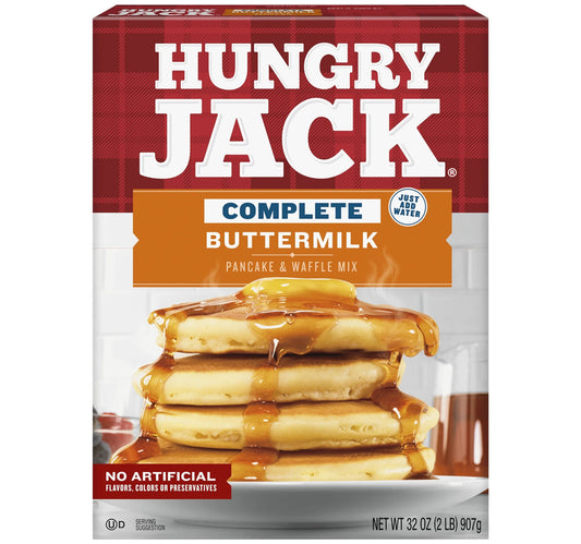 Hungry Jack Complete Buttermilk Pancake & Waffle Mix 907 g
