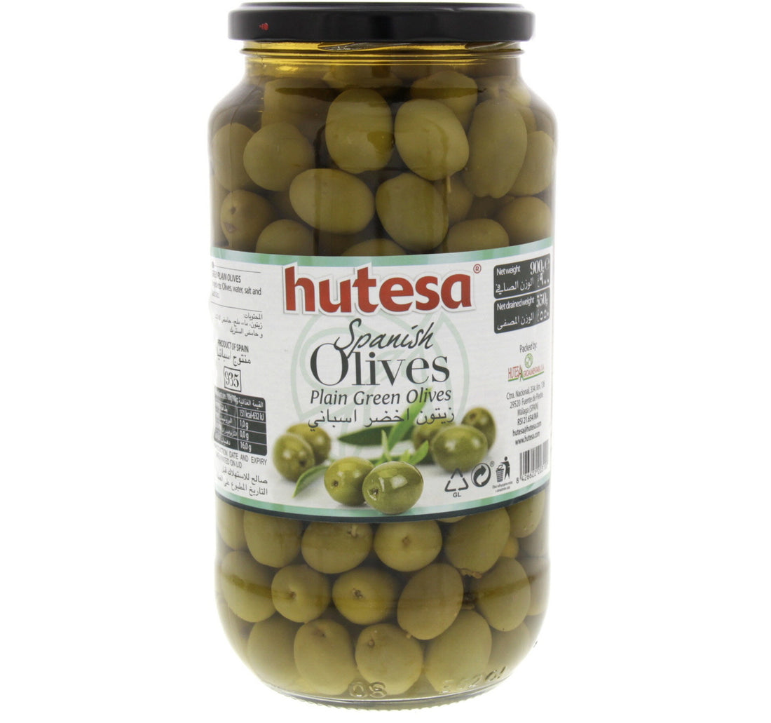 زيتون أخضر إسباني سادة من هوتيسا 550 جم