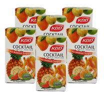 KDD Cocktail Fruit Nectar No Added Sugar 6 x 125 ml