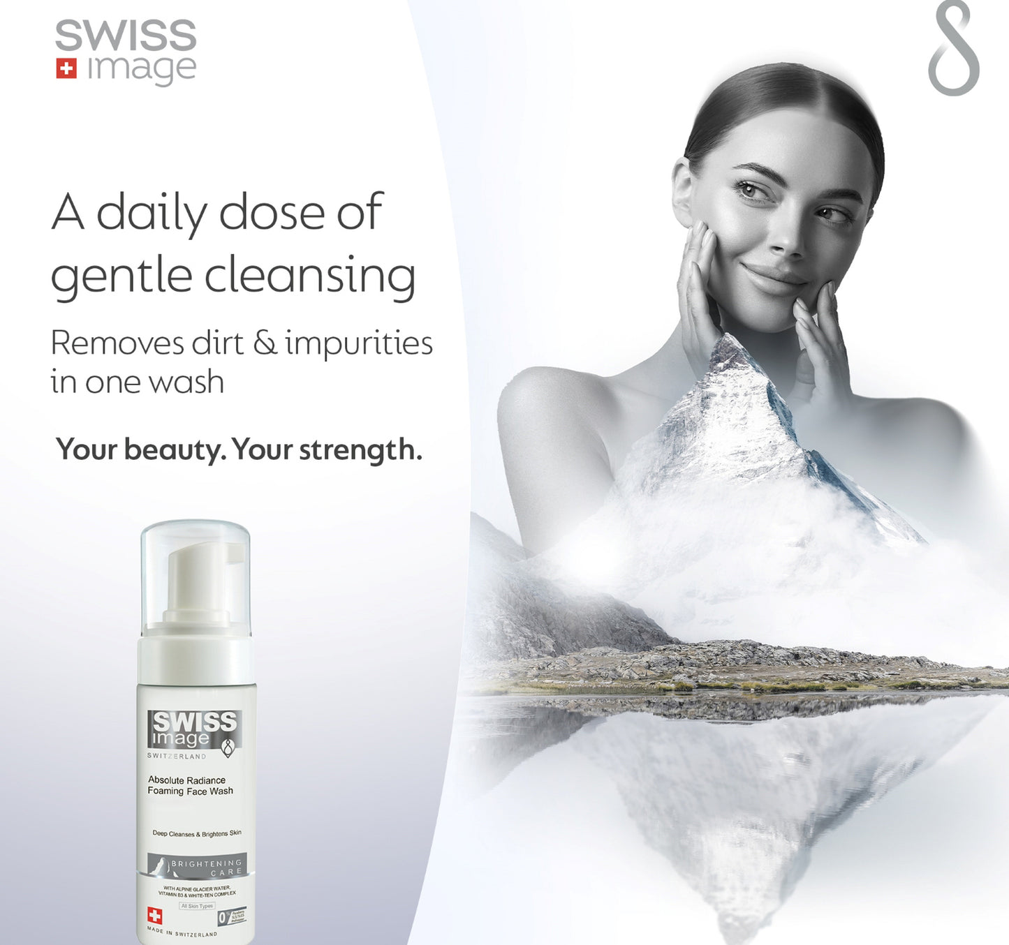 Swiss Image Absolute Radiance Whitening Foaming Face Wash 150 ml