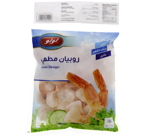 LuLu Frozen Cooked Shrimps Medium 500 g