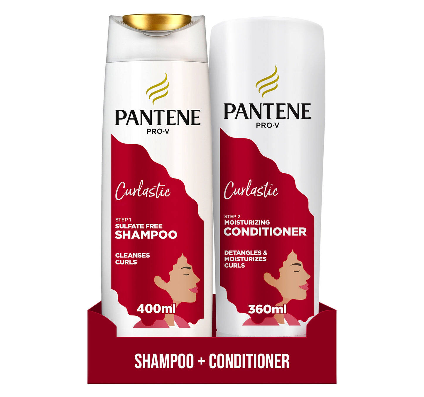 شامبو بانتين برو-في كيرلاستيك 400 مل + بلسم 360 مل