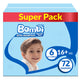 Sanita Bambi Baby Diaper Size 6 Extra Large 16+ kg 72 pcs