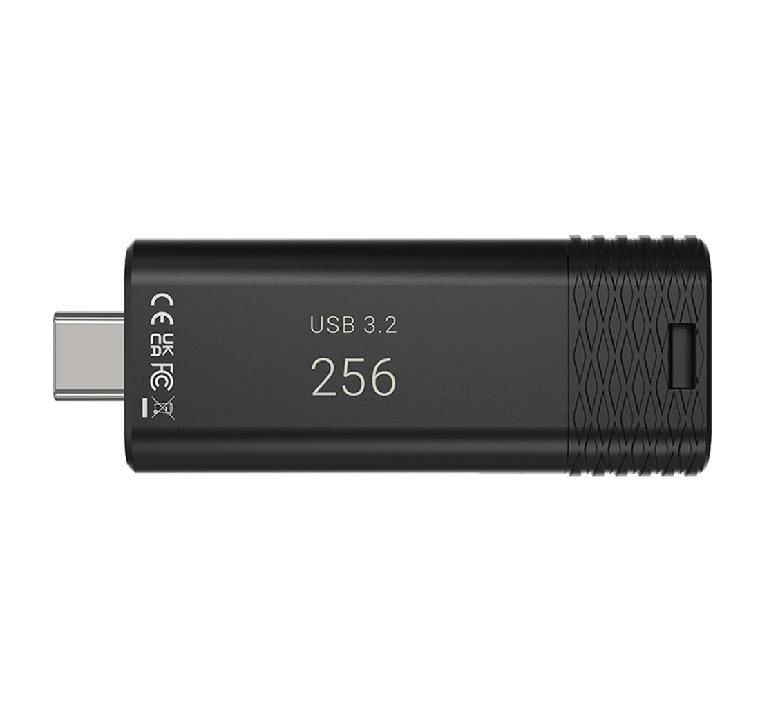 PNY PRO Elite V3 Type-C USB 3.2 Gen 2 Flash Drive, 256 GB, P-FD256PROV3C-GE