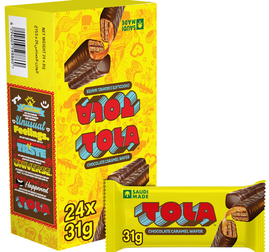 Nestle Tola Chocolate Caramel Wafer 24 x 31 g