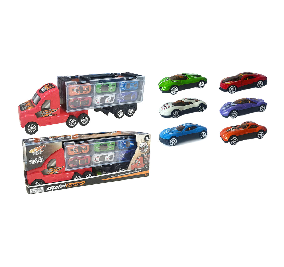 Skid Fusion Die Cast Truck + 6Pcs Pack LA-521