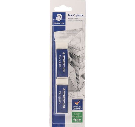 Staedtler Mars Plastic Erasers 526-50BK2DA