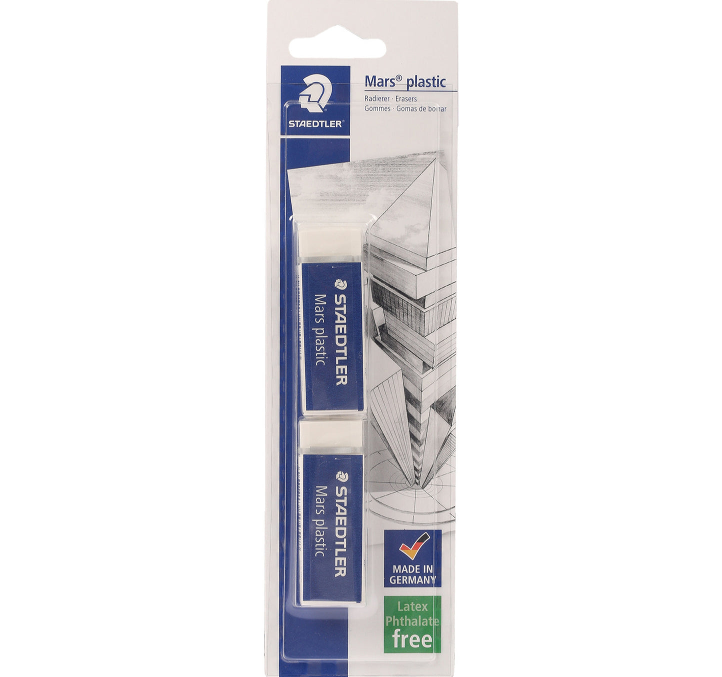 Staedtler Mars Plastic Erasers 526-50BK2DA