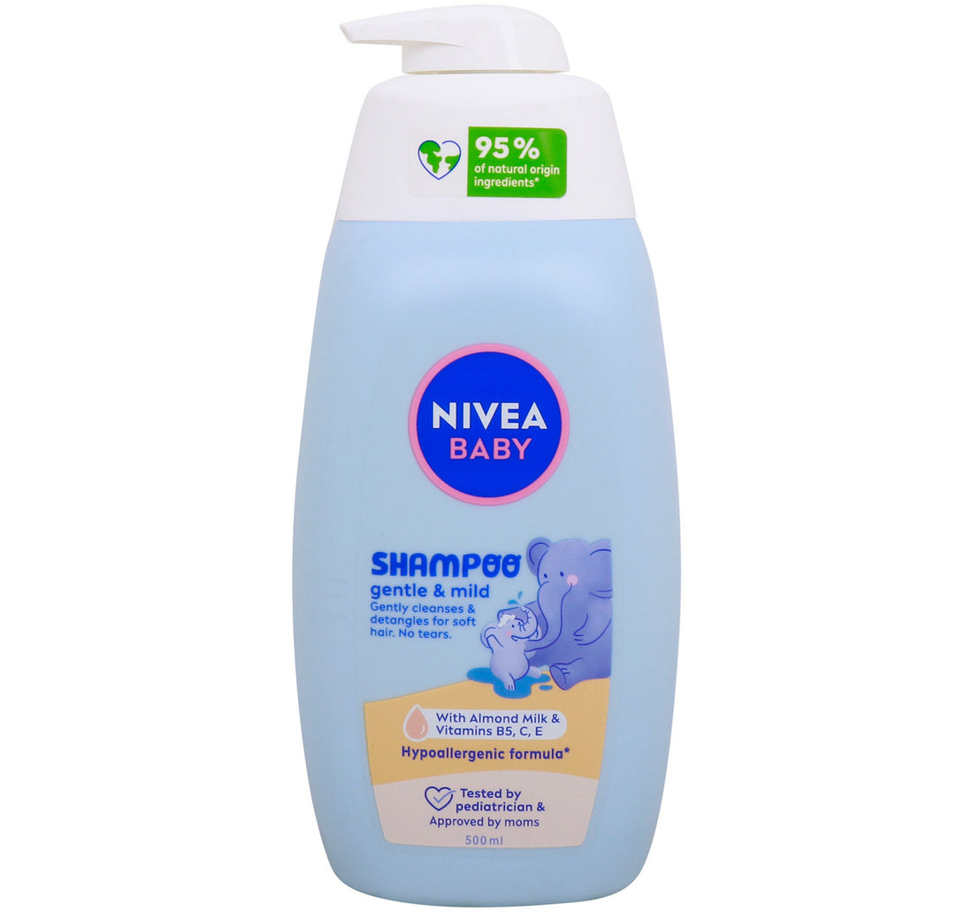 Nivea Baby Gentle & Mild Shampoo with Camomile for Sensitive Scalp & Tear-Free Care 500 ml