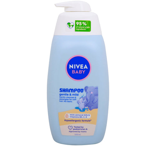 Nivea Baby Gentle & Mild Shampoo with Camomile for Sensitive Scalp & Tear-Free Care 500 ml