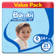حفاضات سانيتا بامبي للأطفال، عبوة اقتصادية، مقاس 6، كبير جدًا، 16+ كجم، 21 قطعة