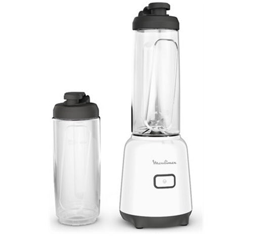 Moulinex Mix & Move Mini Blender Mixer, 0.6 L, 300 W, White, LM15F127