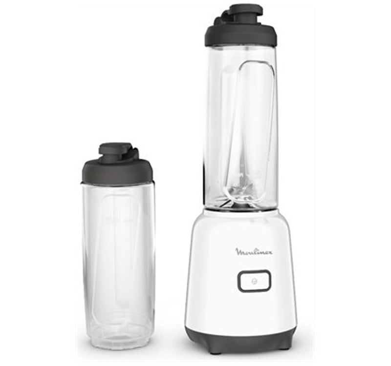 Moulinex Mix & Move Mini Blender Mixer, 0.6 L, 300 W, White, LM15F127