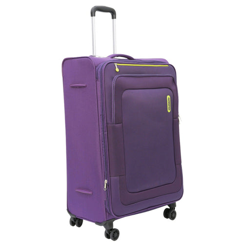 American Tourister Duncan 4 Wheel Soft Trolley, 68 cm, Purple