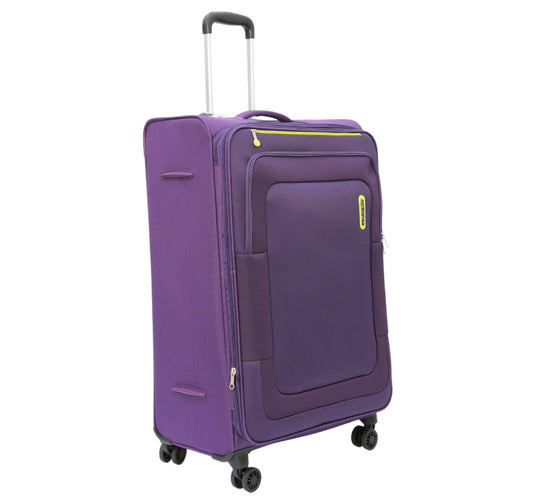 American Tourister Duncan 4 Wheel Soft Trolley, 68 cm, Purple