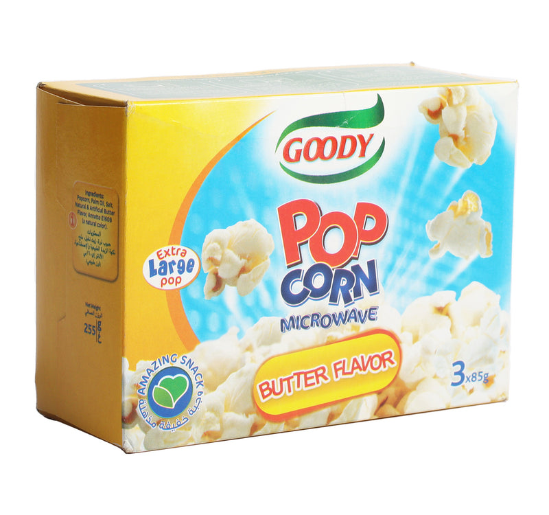Goody Butter Flavoured Microwave Popcorn 255 g