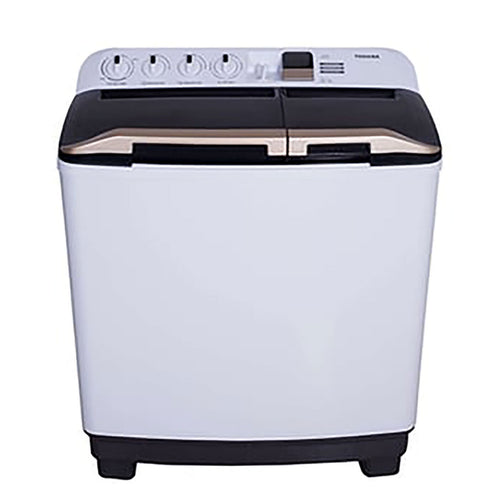 Toshiba Twin-Tub Washing Machine, 10 kg, White, VH-H110WA