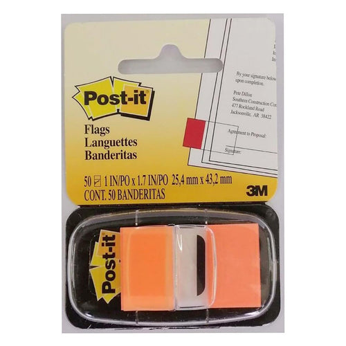 علم 3M Post-it باللون البرتقالي