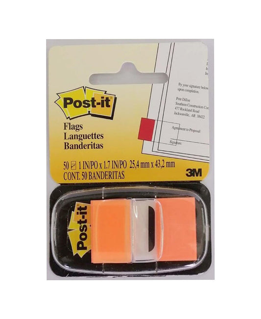علم 3M Post-it باللون البرتقالي