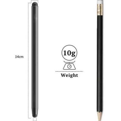 Iends 2 in 1 Rubber Tip Stylus Pen, Black, IE-PN846