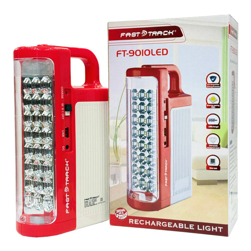 مصباح طوارئ LED قابل لإعادة الشحن من فاست تراك، FT-9010LED