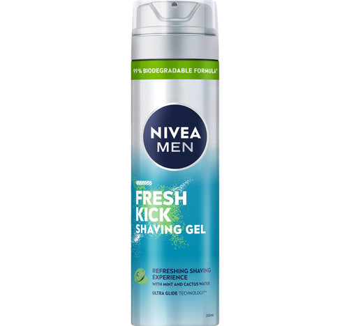 Nivea Men Fresh & Cool Shaving Gel Mint Extracts 200 ml