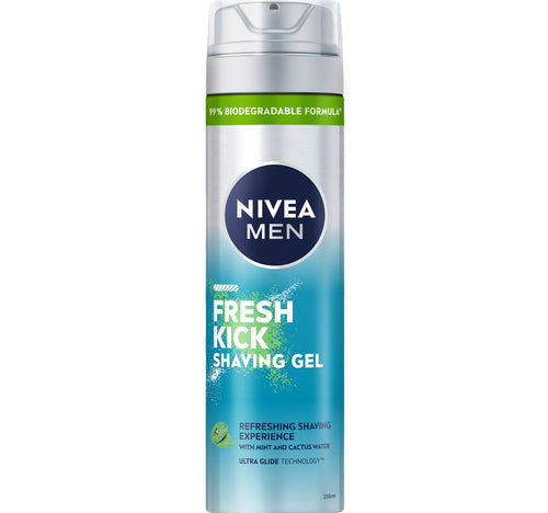 Nivea Men Fresh & Cool Shaving Gel Mint Extracts 200 ml