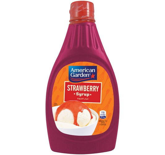 American Garden Strawberry Syrup 680 g