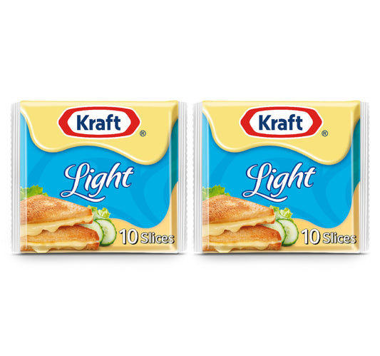 Kraft Cheese Slices Light 2 x 200 g