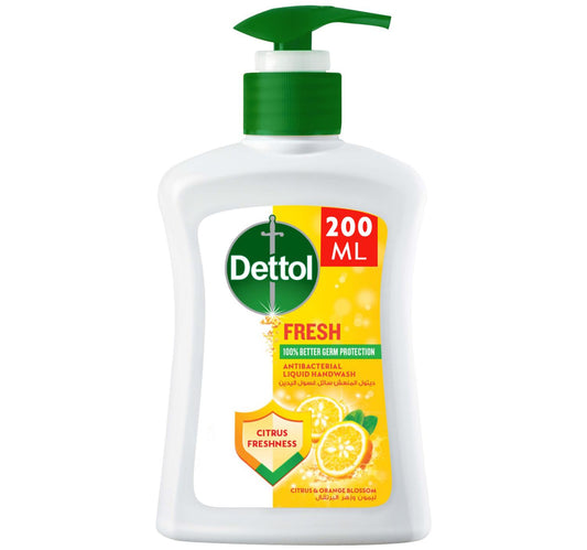 ديتول سائل غسيل اليدين برائحة الحمضيات وزهر البرتقال 200 مل