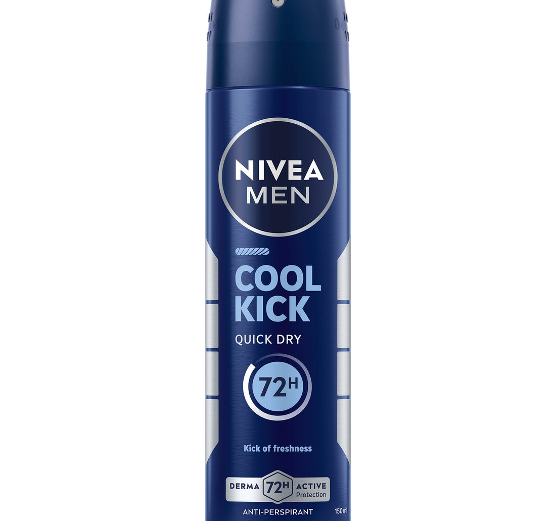 مزيل عرق نيفيا مين كول كيك للرجال بخاخ برائحة منعشة 150 مل