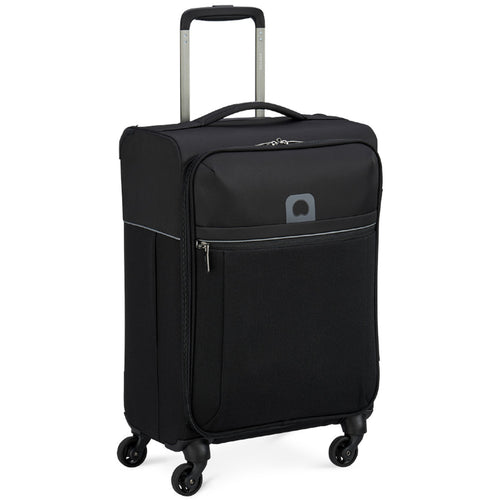 Delsey Brochant 4 Wheel Soft Trolley, 67 cm, Black
