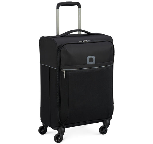 Delsey Brochant 4 Wheel Soft Trolley, 67 cm, Black