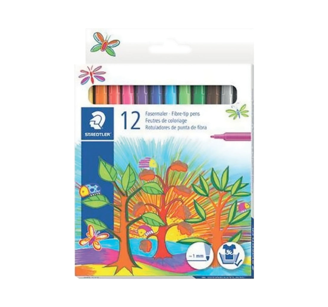 Excell Staedter Fiber Tip Pen 12's