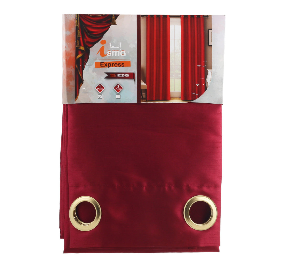 Isma Window Curtain 140 x 230cm Assorted Colors