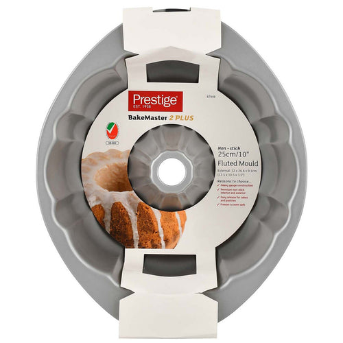 Prestige Non-Stick Fluted Cake Tin, 10 inch, 57449