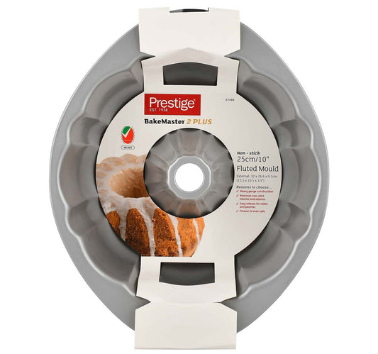 Prestige Non-Stick Fluted Cake Tin, 10 inch, 57449