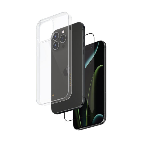 Smartix Ultraguard Bundle for iPhone 16 Pro Max, Case + Screen Protector, SM16PMBNCL Lulu Hypermarket