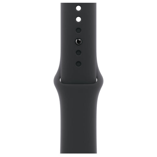 Apple Watch Series 11 GPS + Cellular Smartwatch, 42 mm Jet Black Aluminium Case with Black Sport Band (M/L), MF854AF/A