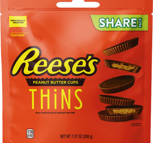 Reese's Thins Milk Chocolate & Peanut Butter Cups 208 g