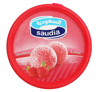 Saudia Ice Cream Strawberry 500 ml